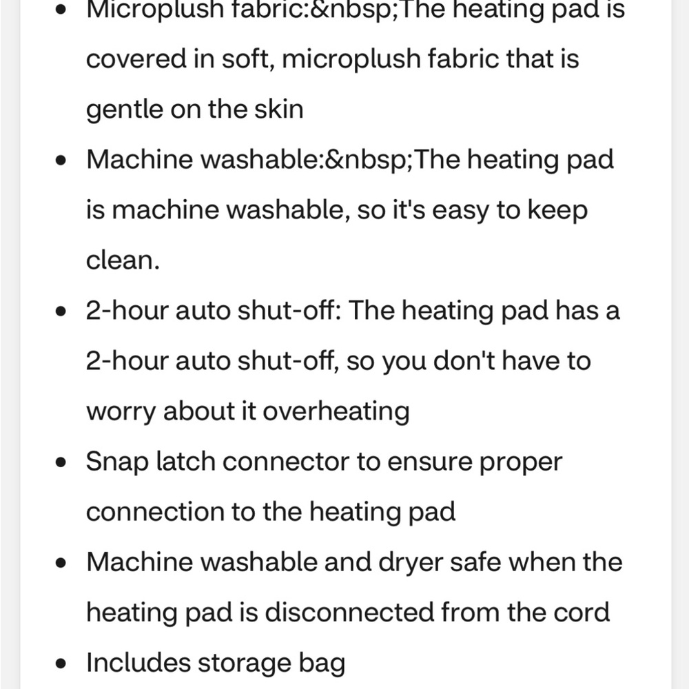 CVS Extra-Long Heating Pad - Picture 7 of 9